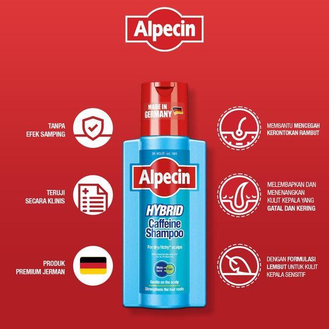 Ohr- Alpecin Kafein Shampo / Tonik - Rambut Rontok Pada Pria