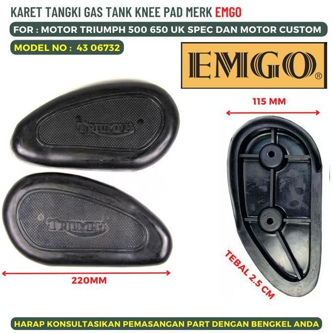 Karet Tangki Emgo Motor Triumph Motor Tua Untuk Tangki Custom 43 06732