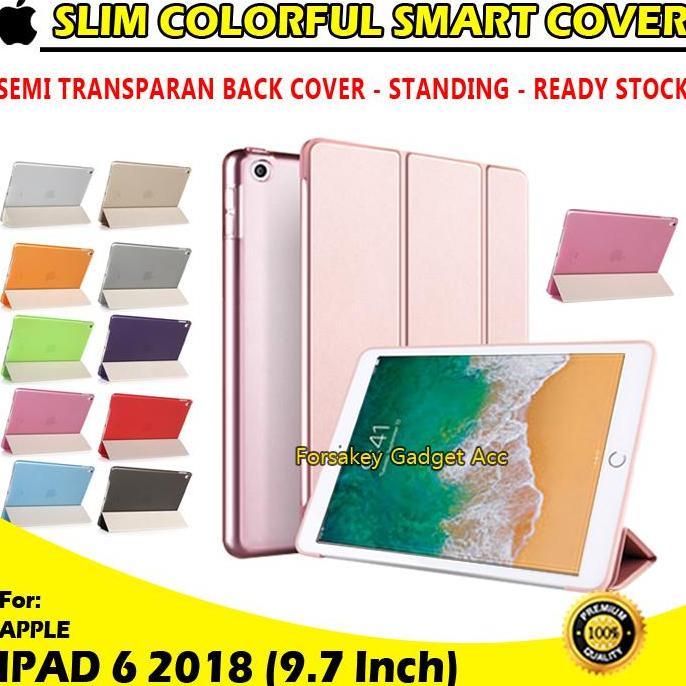 Ipad 6 6Th Gen A1893 A1954 Smart Slim Autolock Leather Flip Cover Case Terlaris