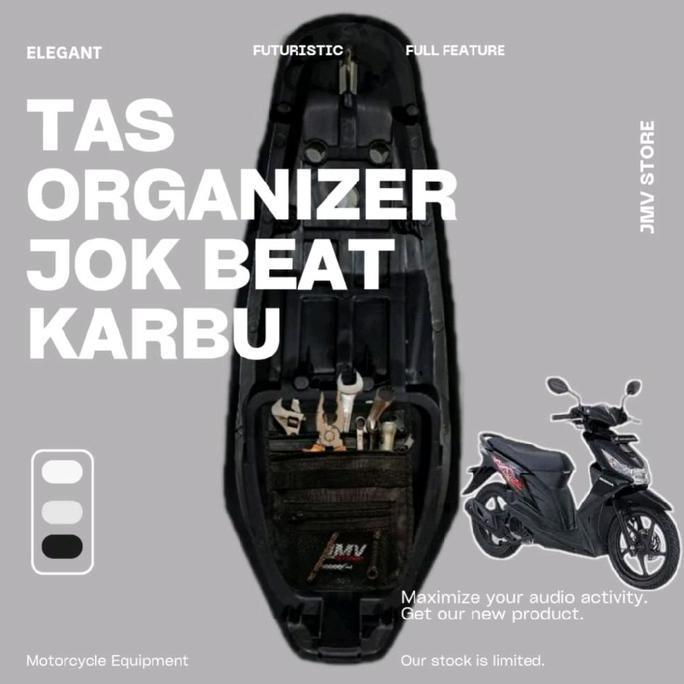 Tych Kantong Jok Motor Beat Karbu Tas Organizer Jok Motor  Aksesoris Motor Tas Perkakas Tas Alat Tas