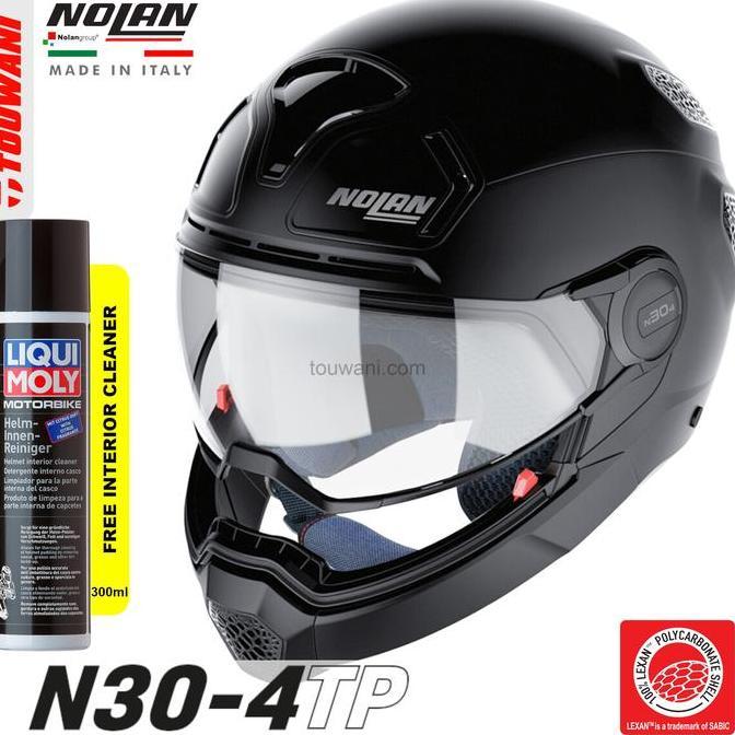 TERLARIS HELM NOLAN N30-4 N304 TP CLASSIC FLAT BLACK
