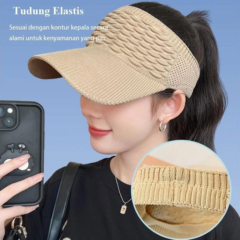 Best Deals Molfine Topi Wanita Golf Senam  Untuk  Hijab Topi Anti Uv Korea Style Topi Olahragatennis