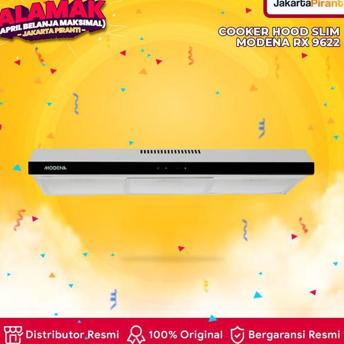 Sale Modena Rx 9622 Penghisap Penyedot Asap Kompor Dapur Slim Hood Modena Rx 9622 Cooker Hood 90 Cm 