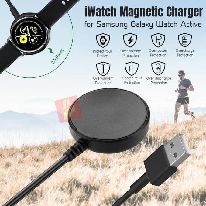 TERBARU - iWatch Magnetic Charger Samsung Galaxy Watch Active SM-R500