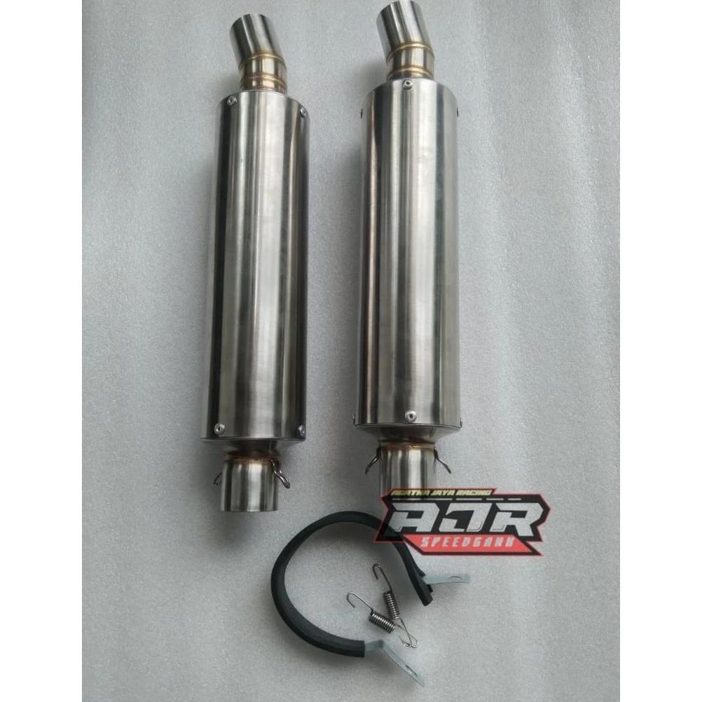 SIERRACOLLECTION SILINCER KNALPOT RACING INLET 38 ORIGINAL AJR SPEED INDONESIA MODEL KAWAHARA BEBAS 