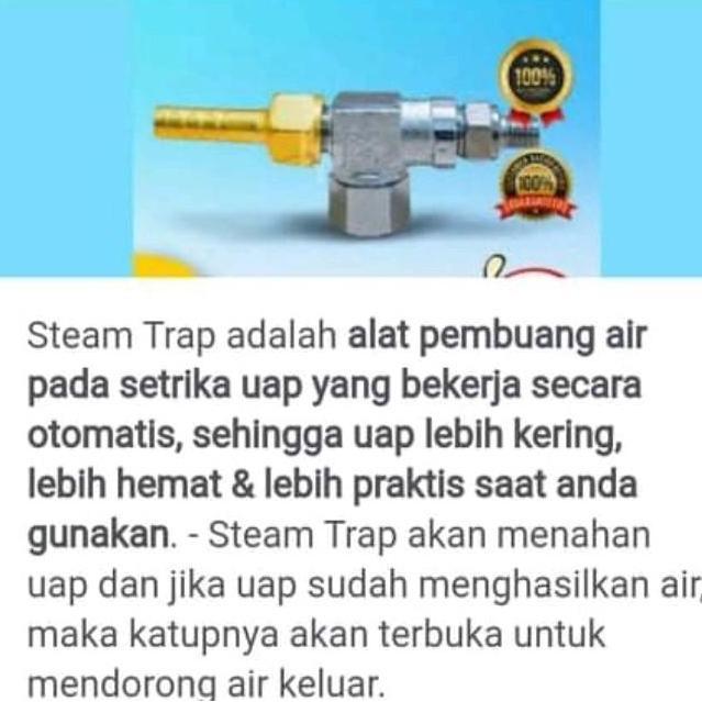 Destrifamel - setrika uap presto 12 liter+kompor+steam trap/setrika uap/setrika uap presto/setrika u