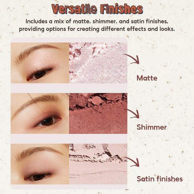 Auge- Ohsome - Febble Stellar Palette Eyeshadow 18 Rna | Glitter | Smokey Look |