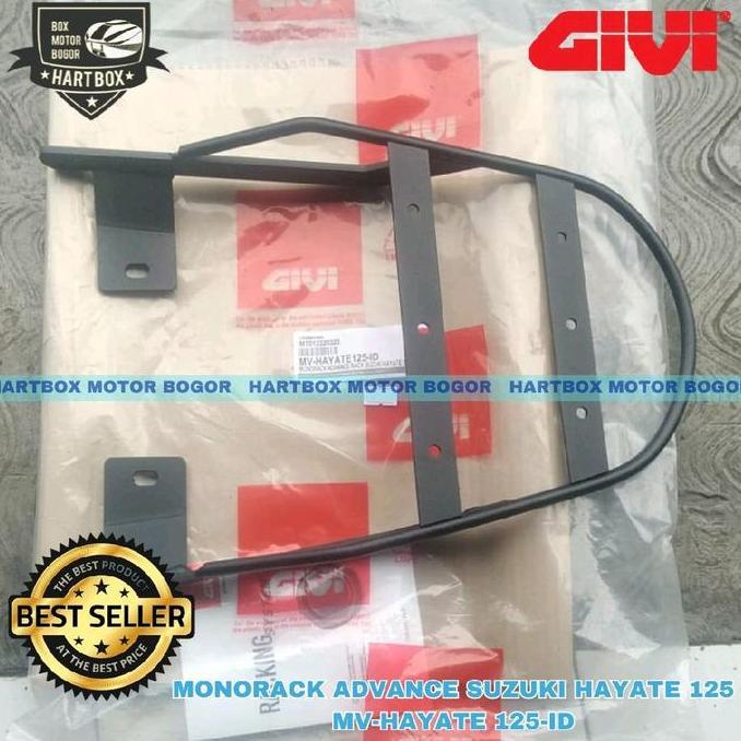 MV-HAYATE 125-ID | MONORACK ADVANCE SUZUKI HAYATE 125 | BRACKET GIVI HAYATE 125 RESTOCK