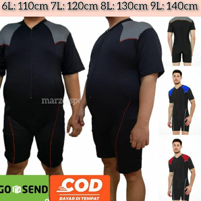 BESTPROMO [JUMBO] BAJU RENANG PRIA JUMBO 10L BAJU RENANG ONESET PRIA REMAJA DEWASA JUMBO LD 150cm BA
