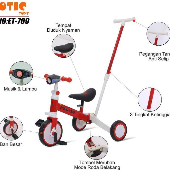 Promo Sepeda Keseimbangan Anak Balance Biki 4In1 Push Bike Multifungsi Aviator At7905 At 7905 Exotic