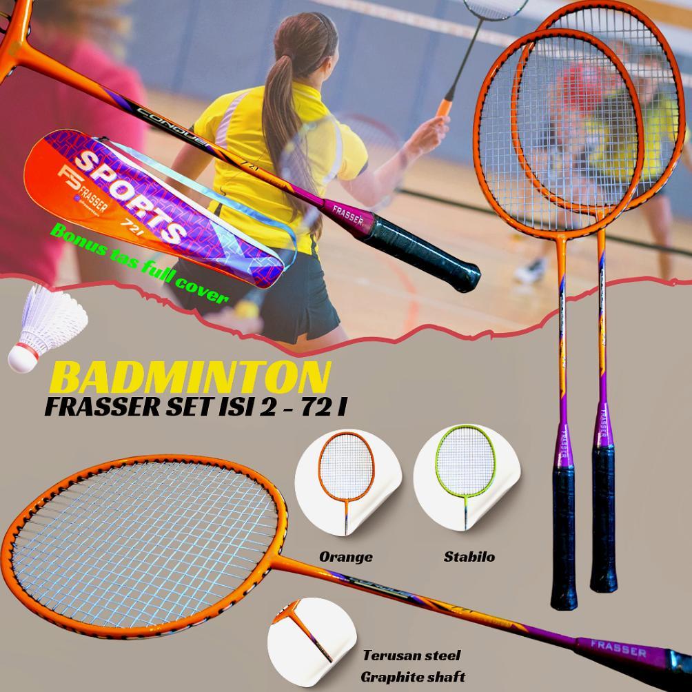 New Frasser Fs Raket Badminton Bulu Tangkis Alat Olahraga Berkualitas Original Termurah Rbtst 02
