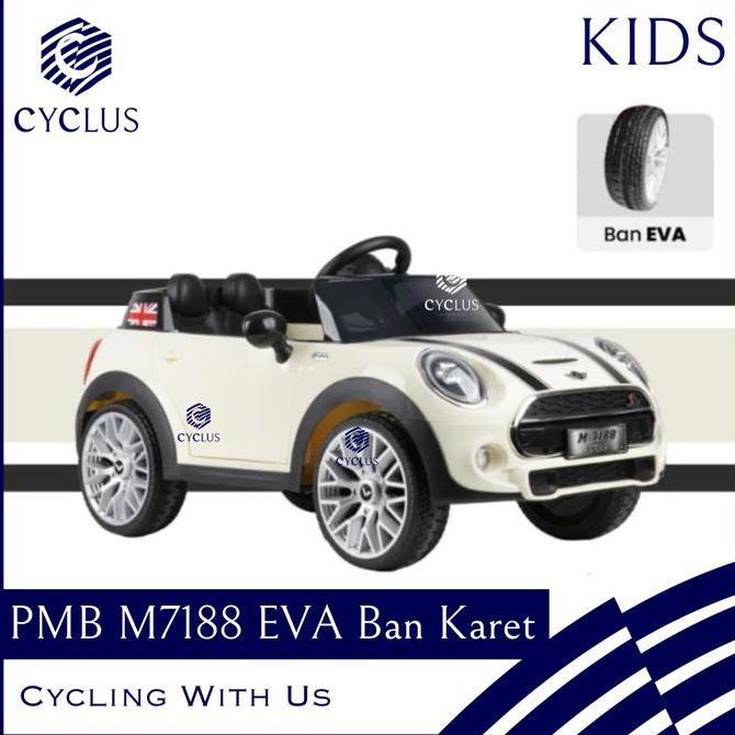 Promo Instan Mobil Aki Pmb Mini Cooper M-7188 Mainan Anak Remote Control Cod