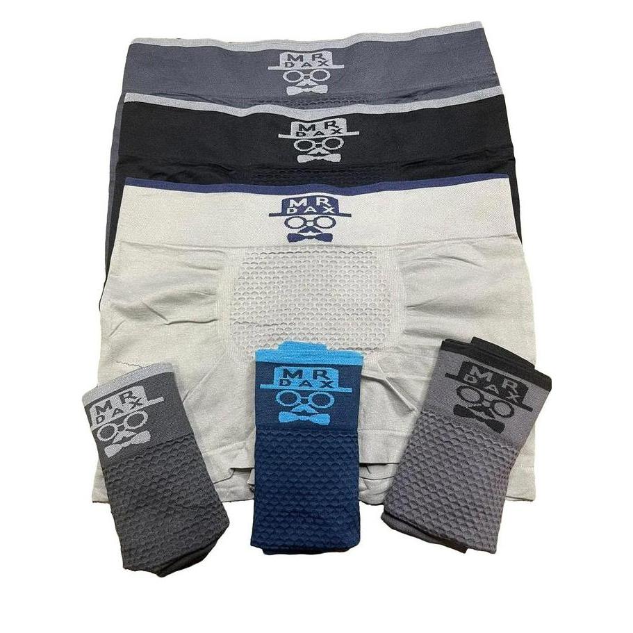 Sale Celana Dalam Pria Boxer Rajut Mr Dax-Uwais-Vbb-Areston Dewasa Pendek Motif Belalai Gajah  Kolor