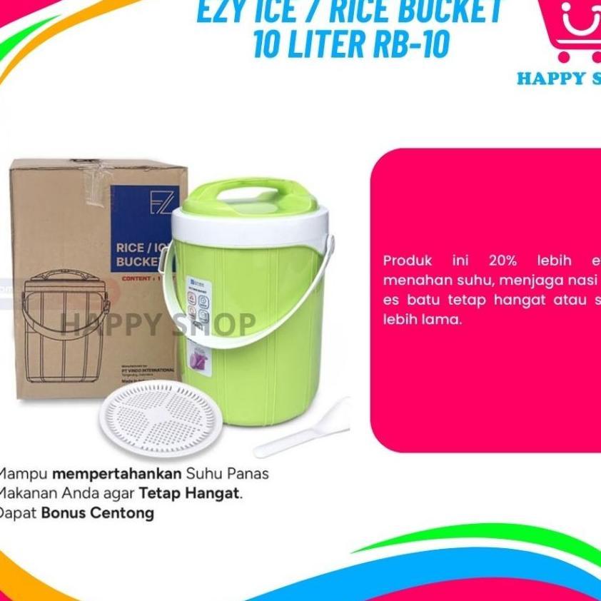 Ezy Ice / Rice Bucket 10 Liter / Termos Nasi 10 Liter