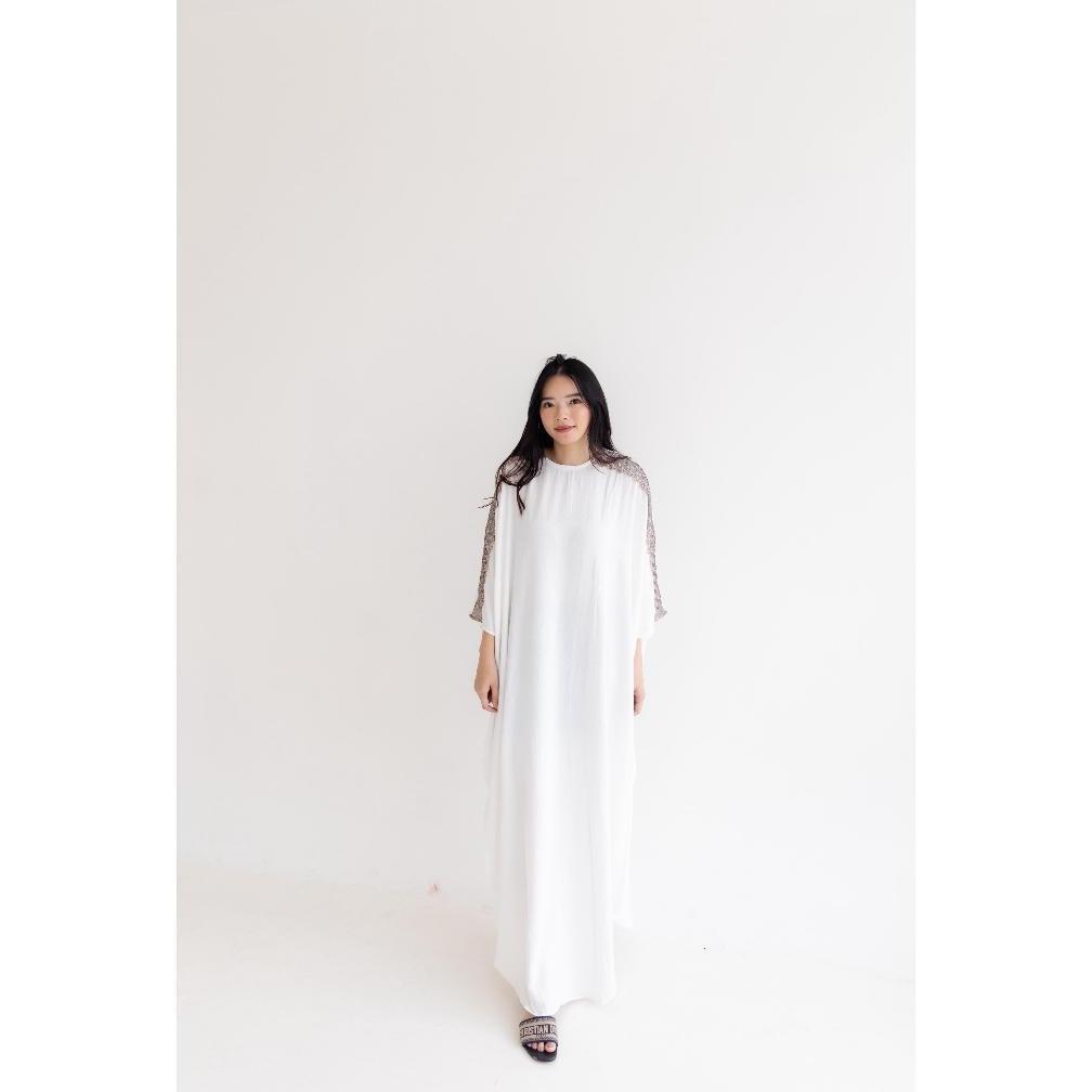 big promo herfit long kaftan / kaftan lace / 8931
