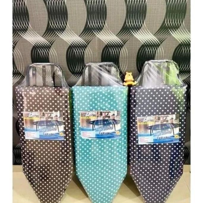 Meja Setrika Motif Polkadot & Bunga Duduk & Berdiri