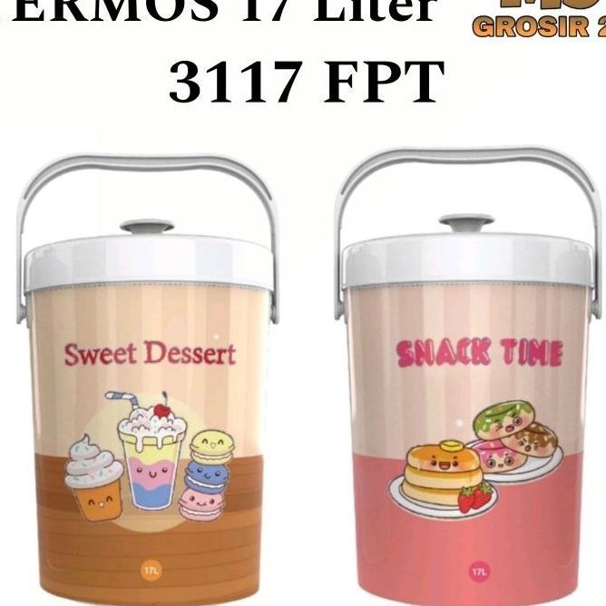 Rice Bucket Nandos 17 Liter / Termos Nasi Printing /Termos Bekal Makanan