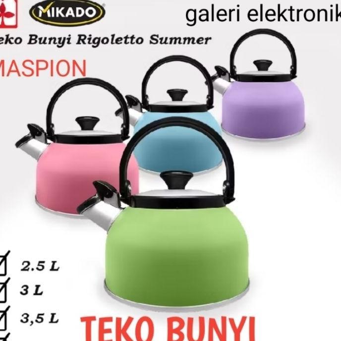 Maspion Teko Bunyi,Teko Siul,Ceret Siul Maspion Rigoletto Summer