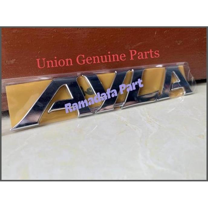 Sparepart Mobil Emblem Logo Tulisan Ayla Daihatsu Ayla Bagasi Belakang