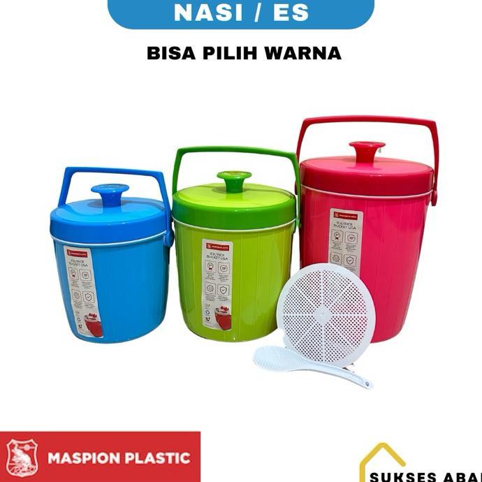 Termos Es 6 8 10 Maspion / Termos Nasi Maspion / Rice Ice Bucket / Termos Es Batu