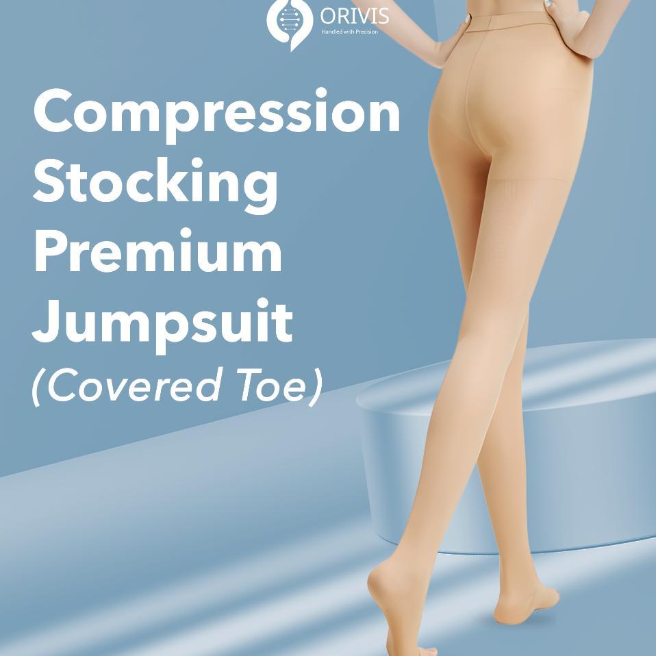 Orivis Medical Compression Premium Jumpsuit - Open Toe Stoking Kompresi Medis Stoking Kompresi Medis