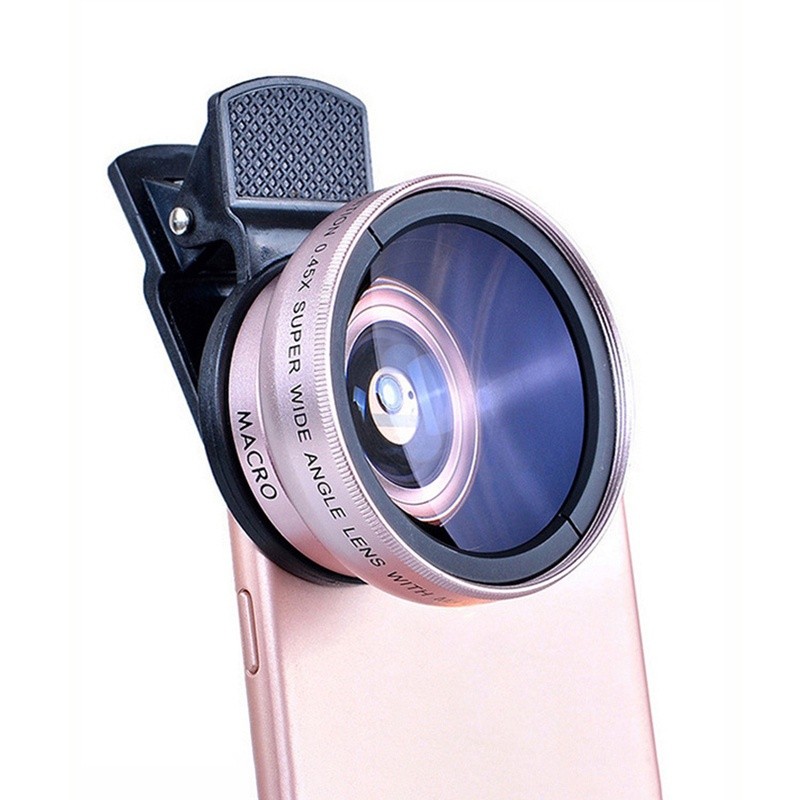 Super Wide Angle Lens Macro Smartphone - 12.5X Lensa Pembesar Hp Dengan Klip