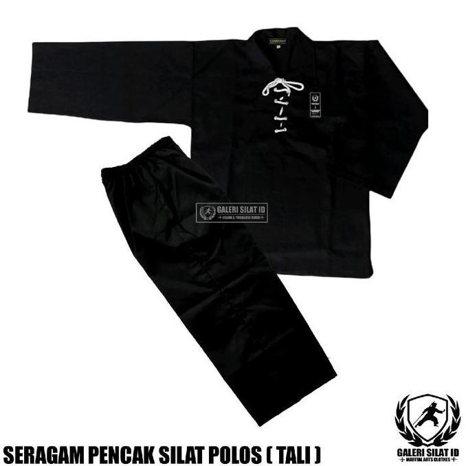 Seragam Pencak Silat Polos Model Tali - Sakral Siswa Polosan - Baju Latihan Olahraga Beladiri IPSI D
