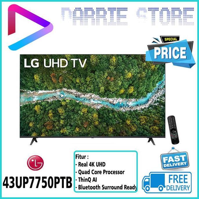 LG TV 43UP7750PTB 43 INCH SMART TV 4K UHD 43UP7750 43UP775 43UP77 NEW