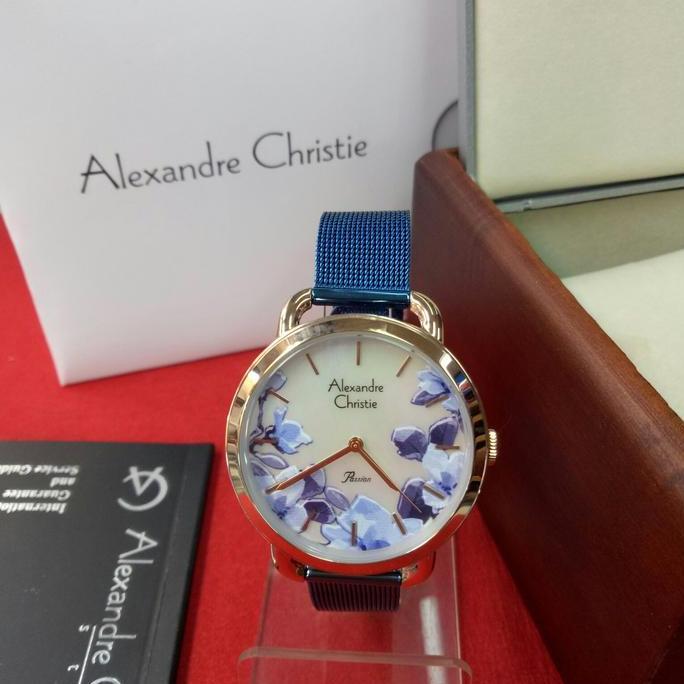jam tangan wanita alexandre christie ac 2852 LH all stainless