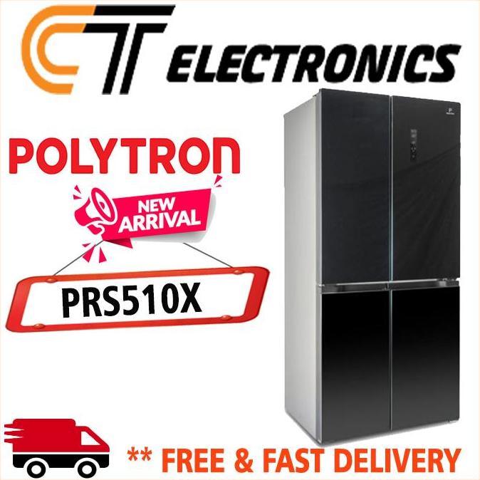 POLYTRON PRS510X KULKAS 4 PINTU FRENCH DOOR MULTI DOOR PRS510