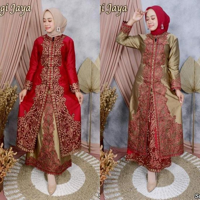 KEBAYA JOM JOM  TAFETA BORDIR  PELANGI JAYA