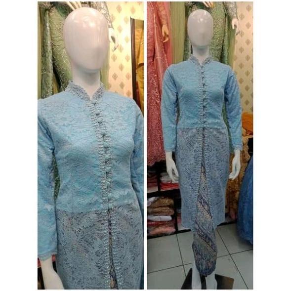 KEBAYA IBU BESAN FULL FURING KEBAYA PESTA KEBAYA IBU PENDAMPING Bunga Wanita Baju Kondangan Wisuda