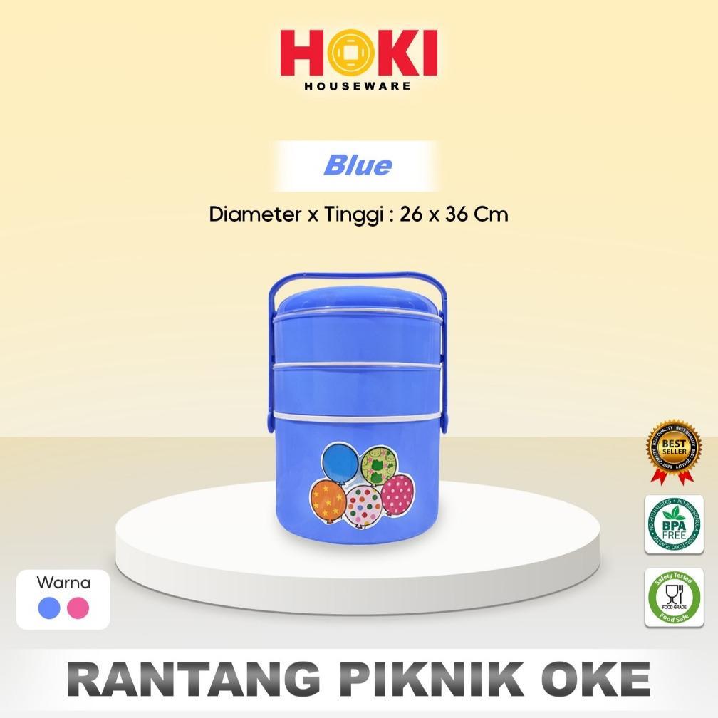 TERBARU RANTANG PIKNIK OKE / RANTANG SUSUN PLASTIK / RANTANG SUSUN 3 BESAR