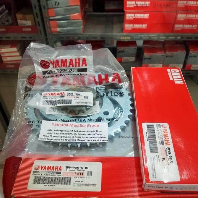 Update Gear set Jupiter Mx King / Rantai set Jupiter Mx King original yamaha Murah