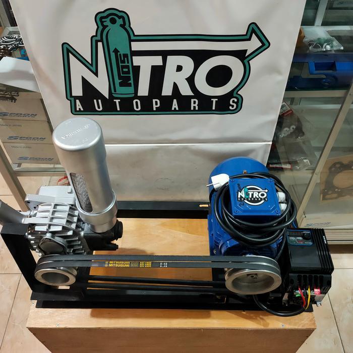 Aerator blower Supercharger Amr500 1hp 3phase Double Pulley + Inverter