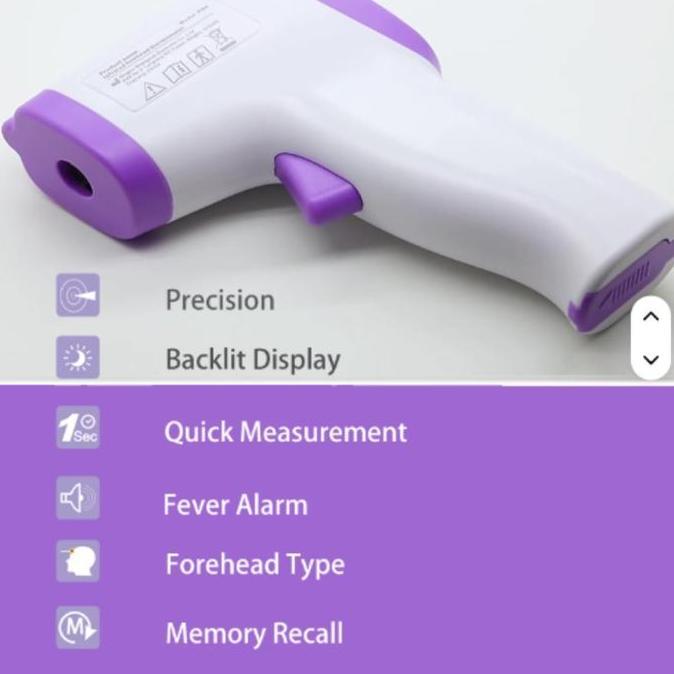 AKZYN Termometer Tembak Non Contact Dr Gray Thermometer Infrared IT-916