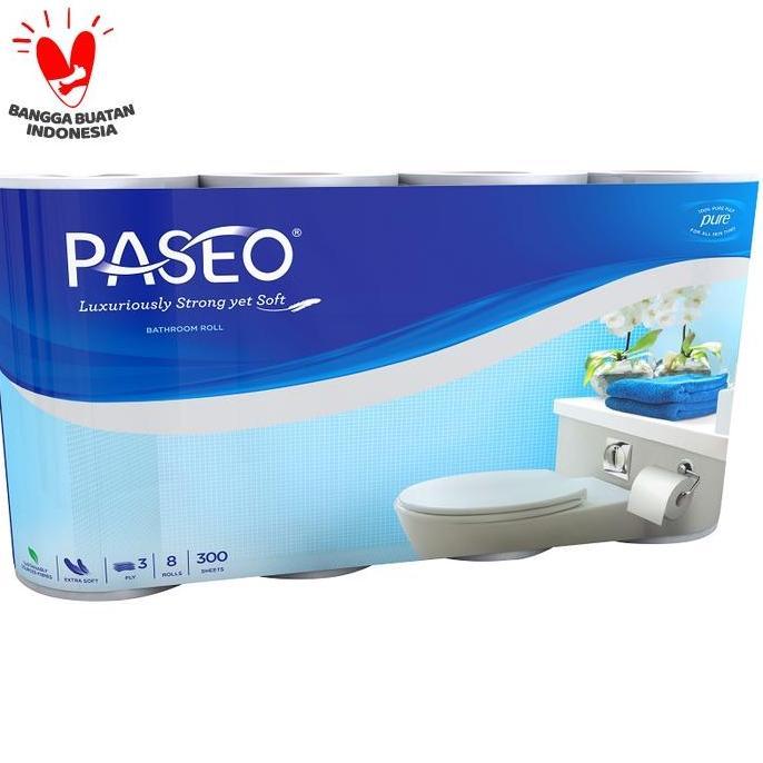 Tissue Paseo Toilet Elegant Roll / Tissue WC 8 Roll