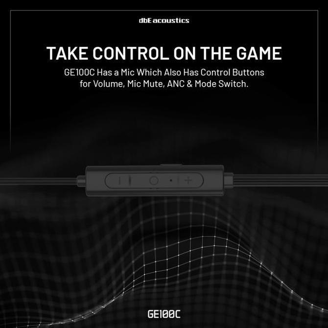 Giocare- Dbe Ge100C Type C Anc Gaming Earphone With Microphone