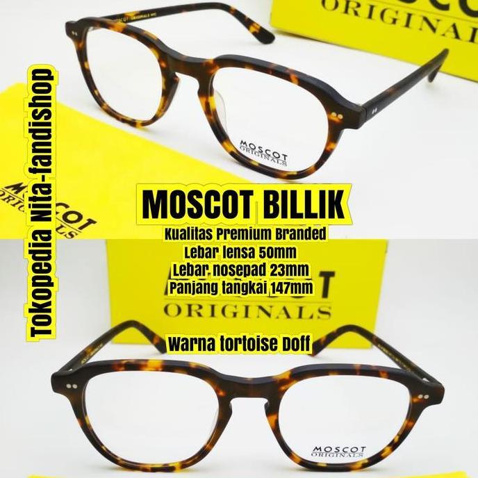 kacamata Moscot Billik kualitas premium kacamata pria minus