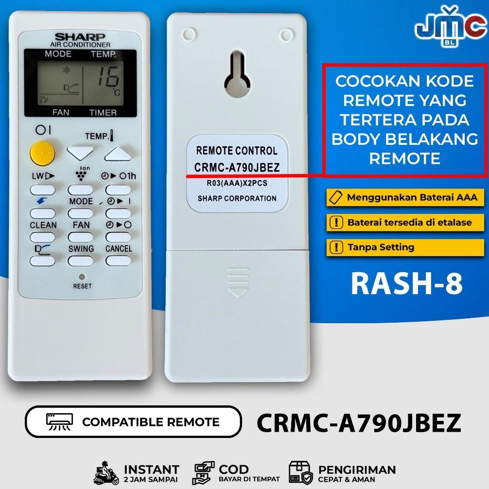 SANYACOLLECTS REMOTE AC SHARP CRMC-A746JBEZ CRMC-A751JBEZ CRMC-A791JBEZ CRMC-793JBEZ CRMC-A790JBEZ C