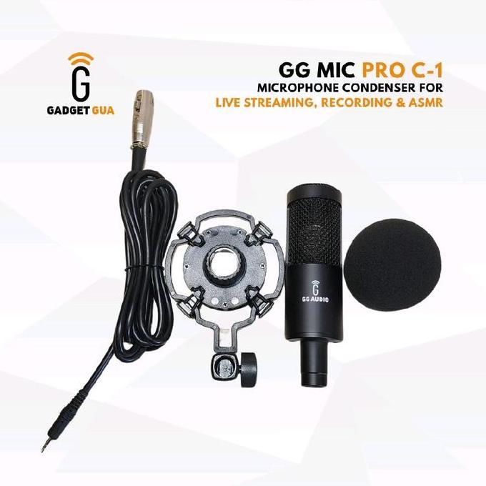 Giocare- Gg Mic Pro C-1 - Microphone Condenser For Streaming, Recording & Asmr