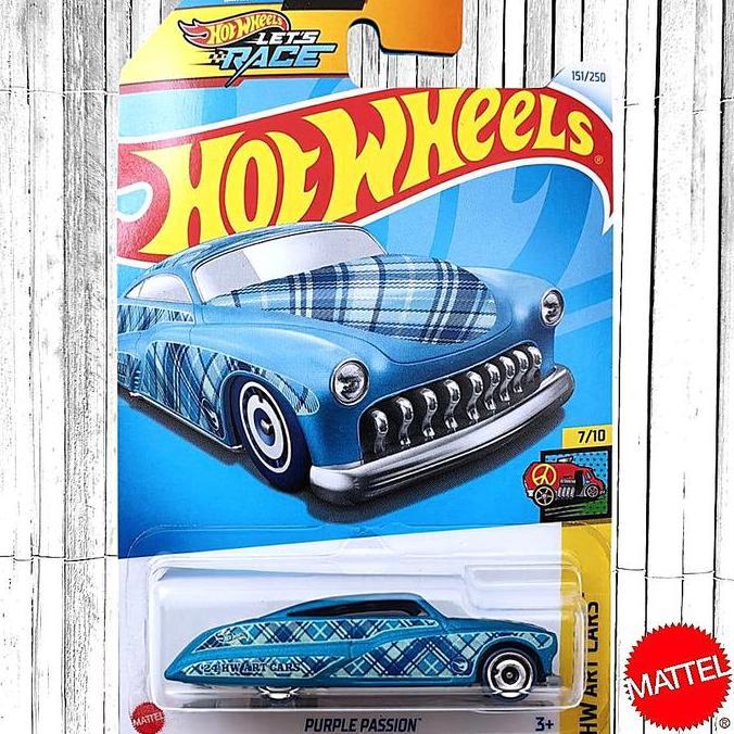 Hot Wheels Purple Passion Biru Treasure Hunt Diecast Mobil Klasik New
