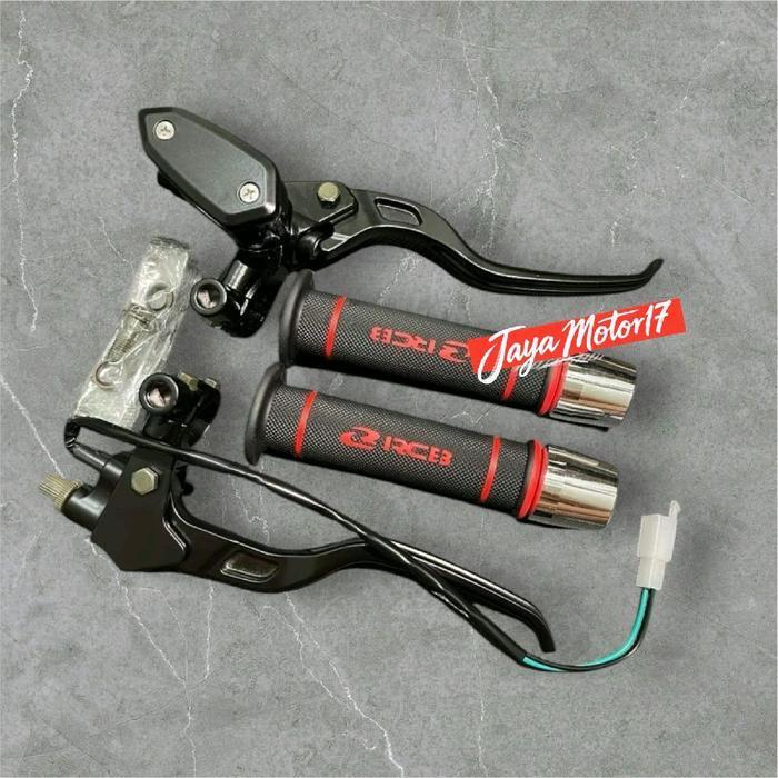 Master Rem Tabung Model Oval Original + Handgrip Rcb Original 100% Hg55 + Jalu Stang Cnc Bisa Untuk 