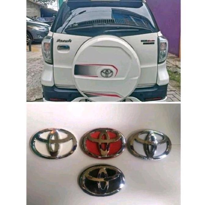 EMBLEM LOGO TUTUP COVER BAN SEREP RUSH LAMA / EMBLEM TUTUP BAN RUSH / LOGO BAN SEREP TOYOTA RUSH PRO