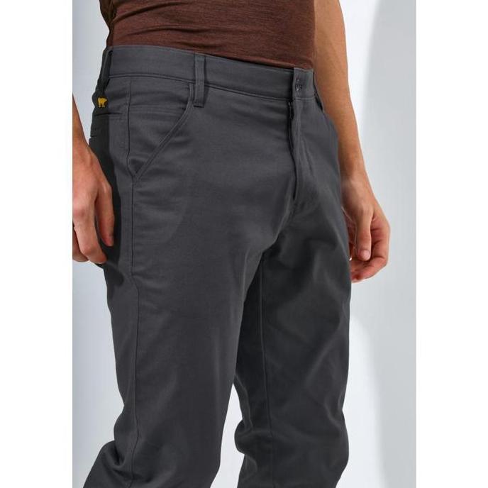 Jack Nicklaus Cougar Celana Panjang Pria Slim Fit Charcoal