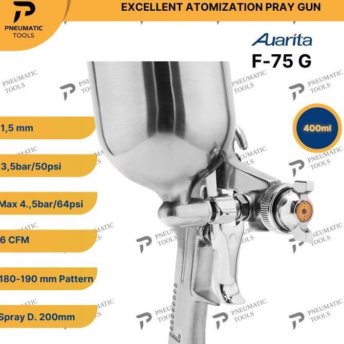 Spray Gun Auarita F-75G - Excellent Atomization Spray Gun F75G