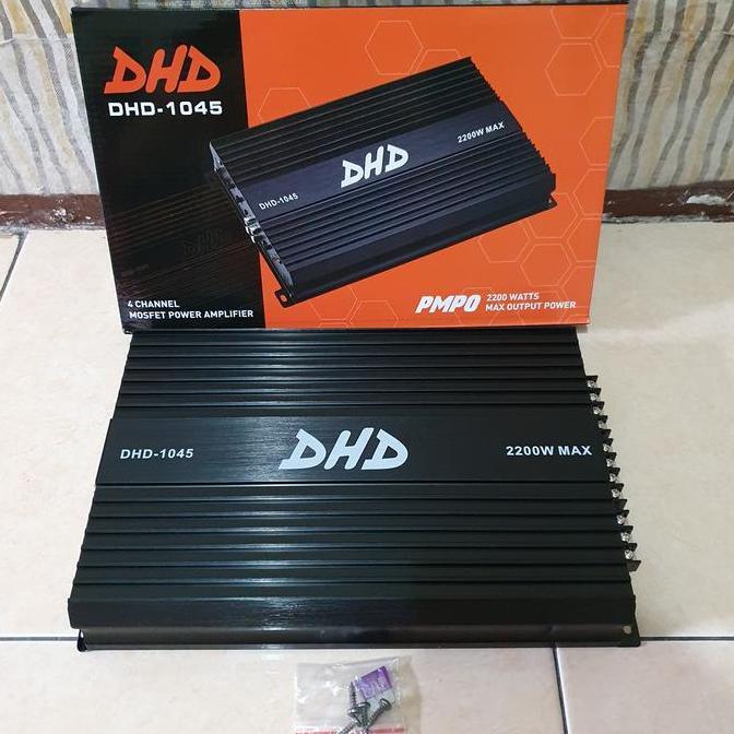 POWER AMPLIFIER MOBIL DHD-1045 4CHANNEL //
