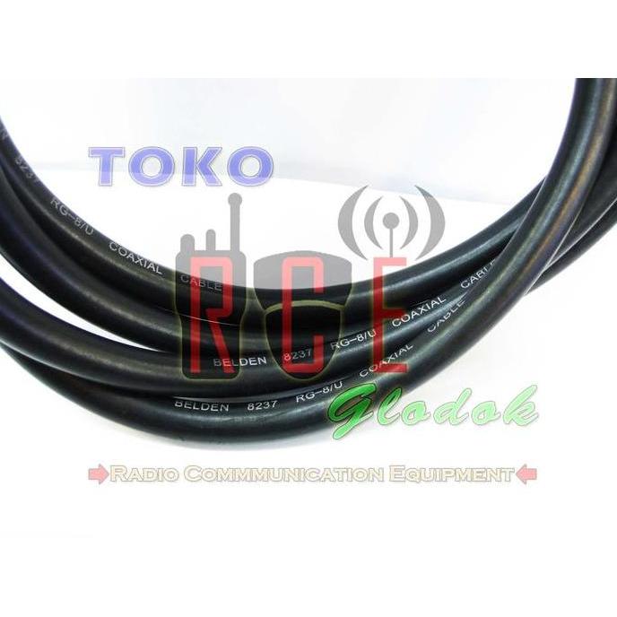 EVAJAYAMANDIRI - KABEL COAXIAL BELDEN RG8 8237 LMR400 RG213 ORIGINAL CABLE FEEDER 50 OHM RADIO AMATI