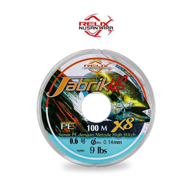 TERBARU - SENAR PE JABRIK MOSS GREEN | SENAR PE JABRIK HS X8 | RELIX NUSANTARA | CONNECTING 100 METE