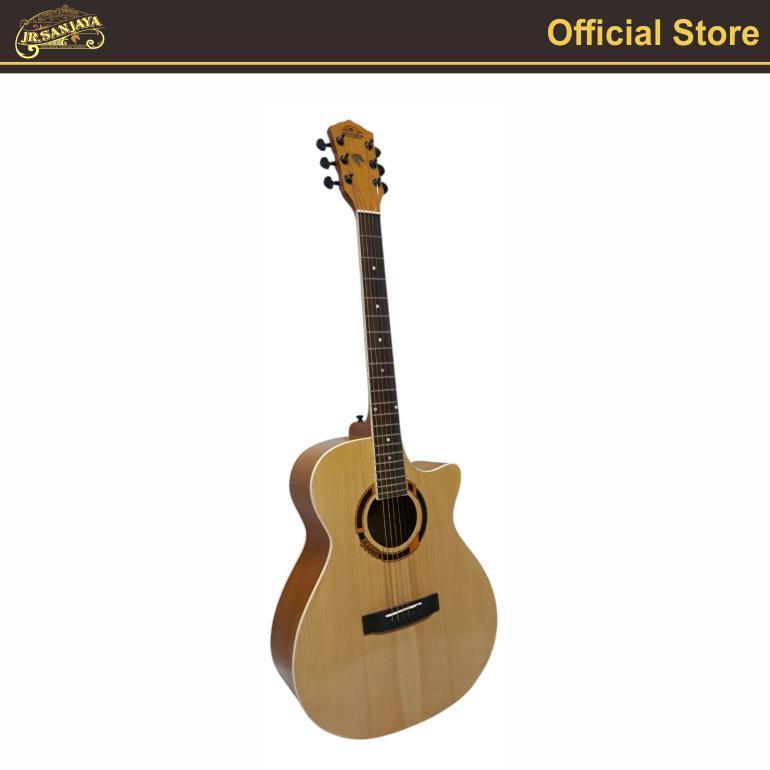 NOAHCOLLECTION GITAR AKUSTIK/AKUSTIK ELECTRIK ORIGINAL JR.SANJAYA DREAM 01 GAN (FREE PACKING KAYU) O